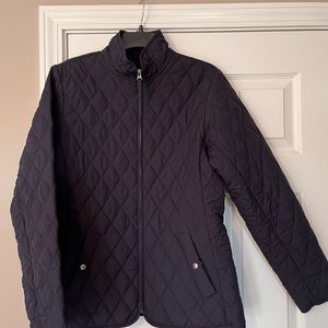 Land’s End Women’s Quilted Jacket Full Zippered Size Small